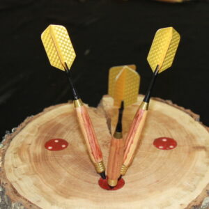 Tulip Wood Plastic Tipped Dart Set