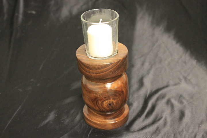 Black Walnut Wood All Natural Votive Style Candle Holders