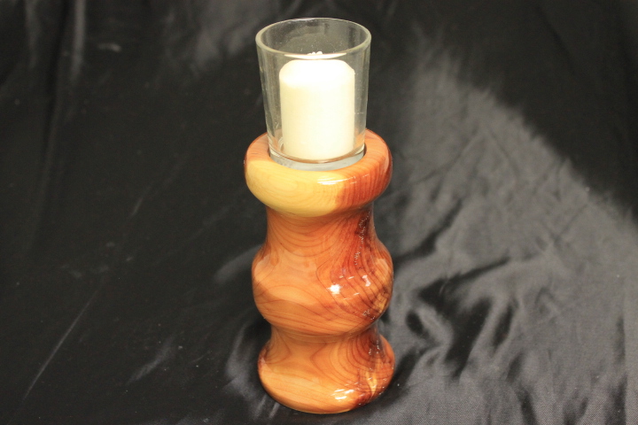 Cedar Wood, Votive Candle Holder, Small Sized